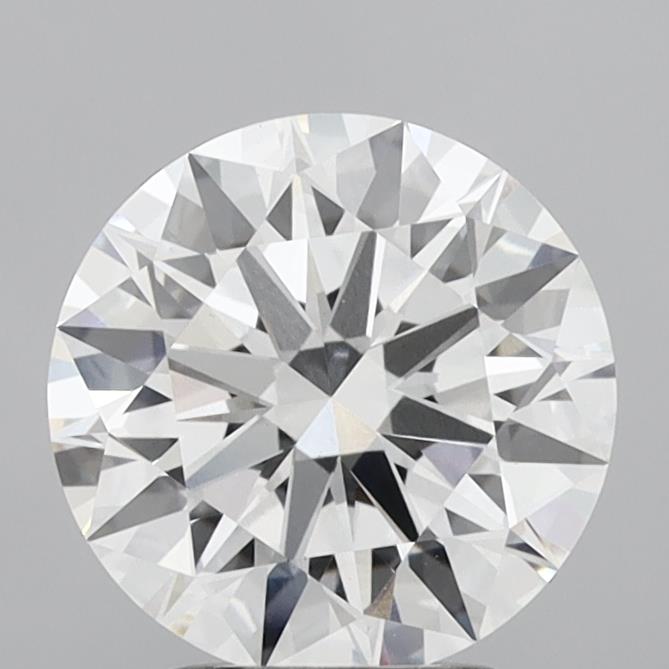 3.03 Carat Round Shaped, Ideal Cut, E Color, VVS2 Clarity, IGI Certified Lab Grown Diamond