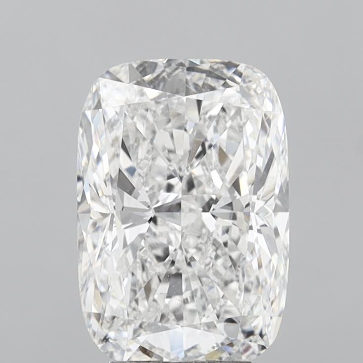 5.09 Carat Cushion Shaped, Ideal Cut, D Color, VVS2 Clarity, IGI Certified Lab Grown Diamond
