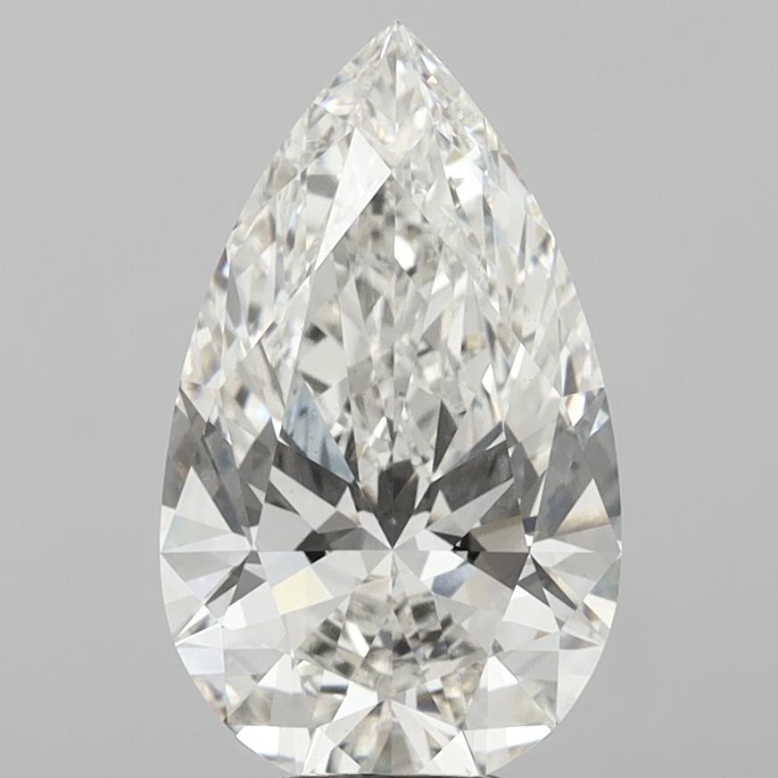 7.00 Carat Pear Shaped, Ideal Cut, G Color, VVS2 Clarity, IGI Certified Lab Grown Diamond