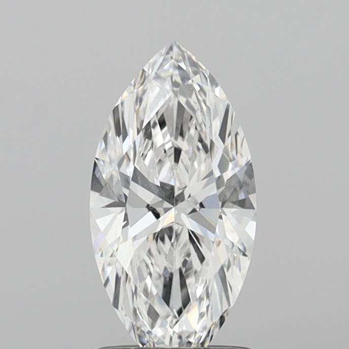 1.04 Carat Marquise Shaped, Ideal Cut, E Color, VVS2 Clarity, IGI Certified Lab Grown Diamond