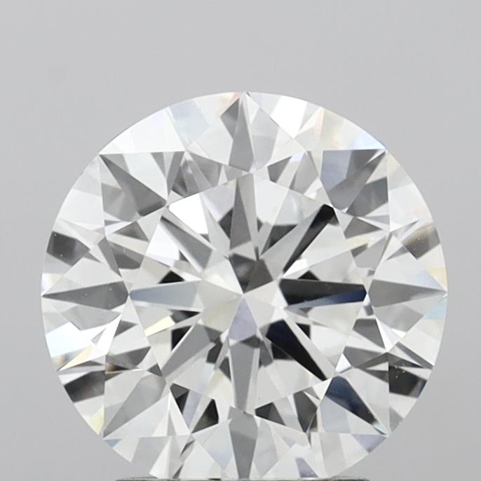3.09 Carat Round Shaped, Ideal Cut, E Color, VVS2 Clarity, IGI Certified Lab Grown Diamond