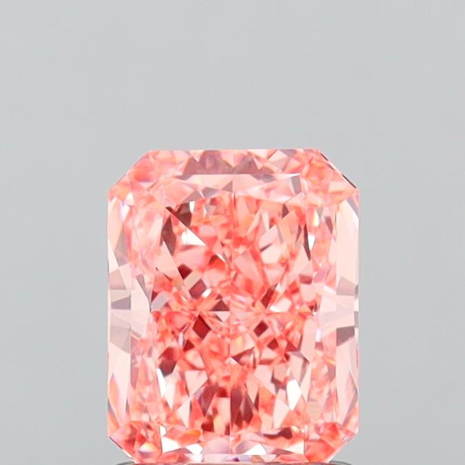 1.54 Carat Radiant Shaped, Ideal Cut, VVS2 Clarity, IGI Certified Lab Grown Diamond