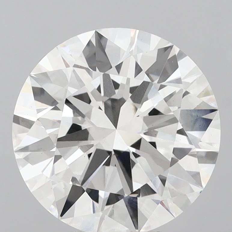 7.56 Carat Round Shaped, Excellent Cut, F Color, VS1 Clarity, IGI Certified Lab Grown Diamond