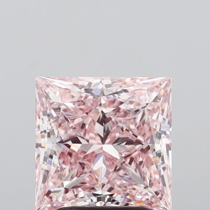 2.59 Carat Princess Shaped, Excellent Cut, VS1 Clarity, IGI Certified Lab Grown Diamond