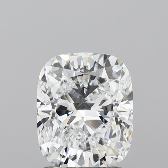 1.55 Carat Cushion Shaped, Ideal Cut, D Color, VVS1 Clarity, IGI Certified Lab Grown Diamond