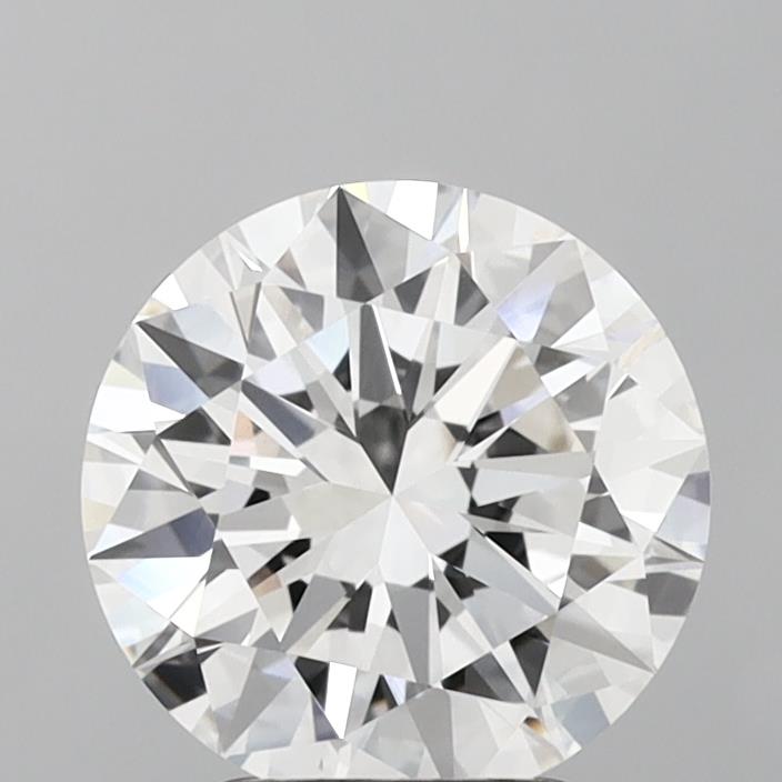2.90 Carat Round Shaped, Excellent Cut, E Color, VVS2 Clarity, IGI Certified Lab Grown Diamond
