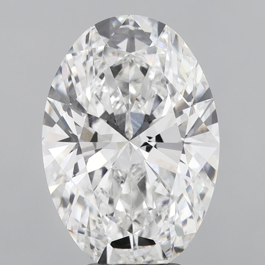 4.89 Carat Oval Shaped, Ideal Cut, E Color, VVS2 Clarity, IGI Certified Lab Grown Diamond