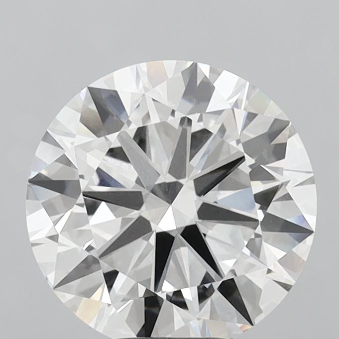 6.03 Carat Round Shaped, Excellent Cut, E Color, VVS2 Clarity, IGI Certified Lab Grown Diamond