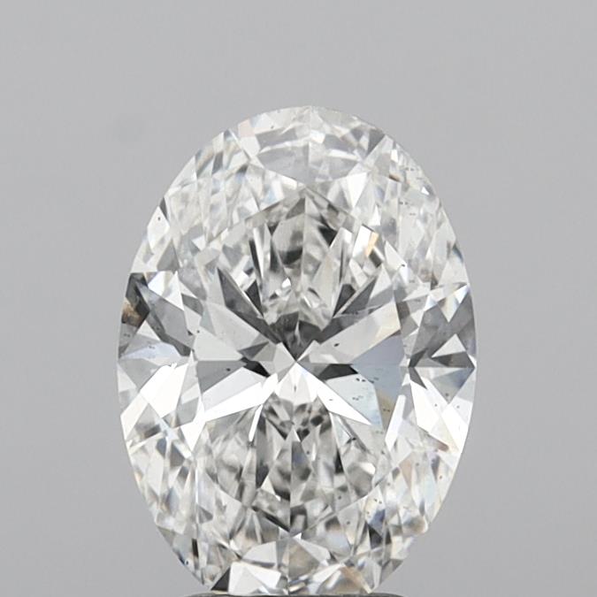 3.07 Carat Oval Shaped, Ideal Cut, G Color, SI1 Clarity, IGI Certified Lab Grown Diamond
