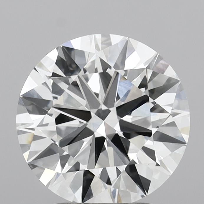 3.08 Carat Round Shaped, Ideal Cut, E Color, VVS2 Clarity, IGI Certified Lab Grown Diamond