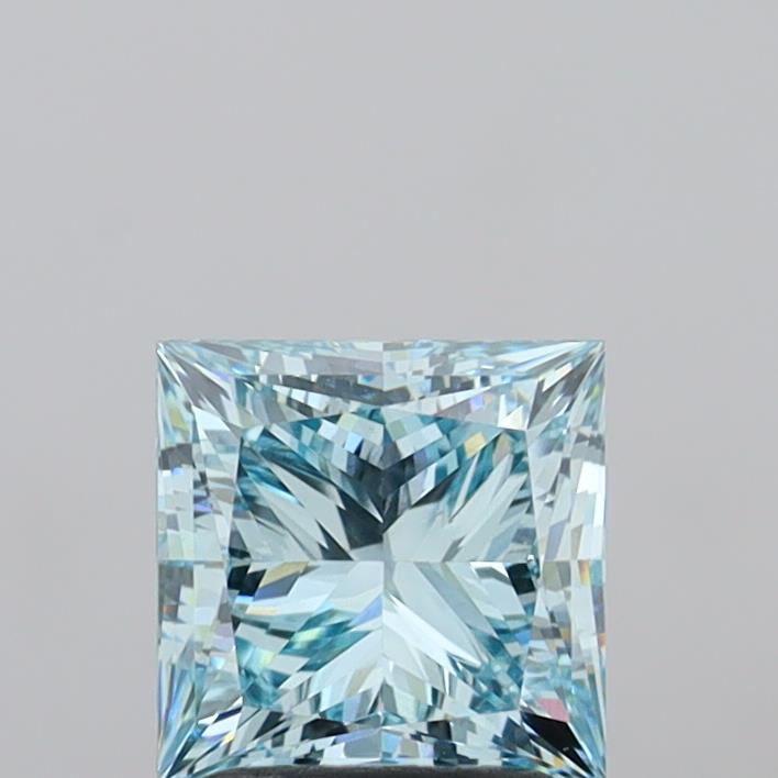 1.91 Carat Princess Shaped, Ideal Cut, VS1 Clarity, IGI Certified Lab Grown Diamond