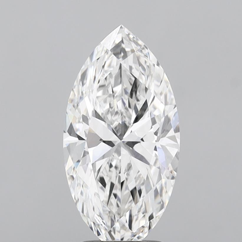 2.54 Carat Marquise Shaped, Ideal Cut, E Color, VS1 Clarity, IGI Certified Lab Grown Diamond