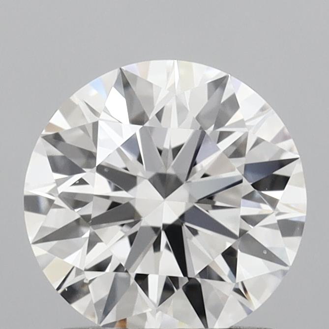 1.04 Carat Round Shaped, Ideal Cut, D Color, VVS2 Clarity, IGI Certified Lab Grown Diamond