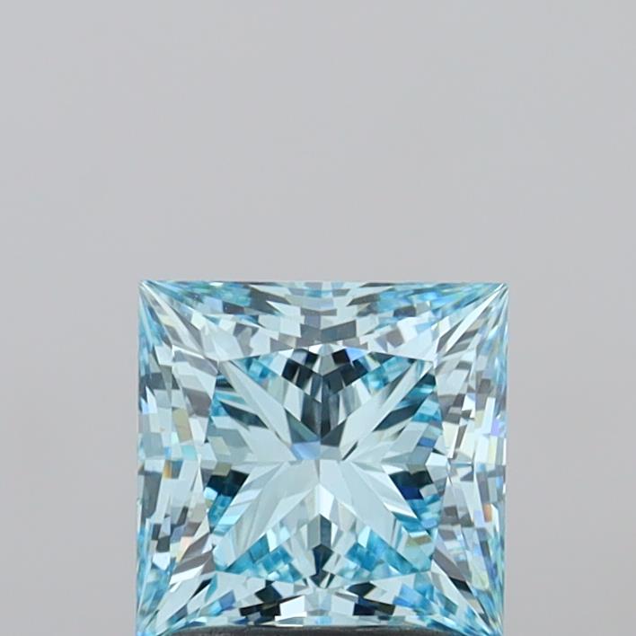 1.81 Carat Princess Shaped, Ideal Cut, VVS2 Clarity, IGI Certified Lab Grown Diamond