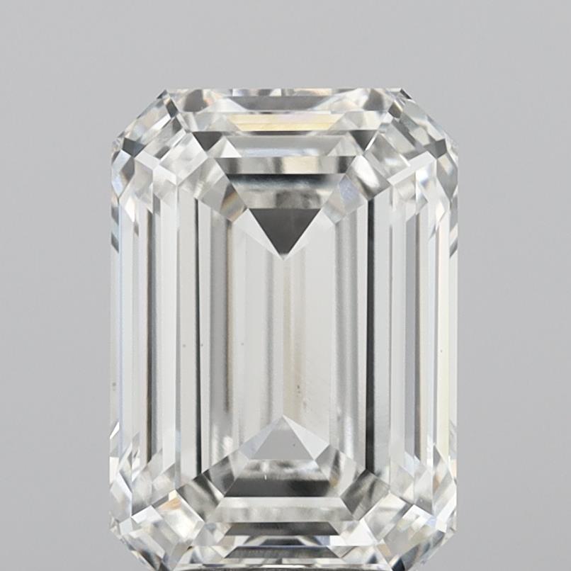 4.08 Carat Emerald Shaped, Ideal Cut, G Color, VS1 Clarity, IGI Certified Lab Grown Diamond