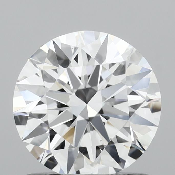 1.04 Carat Round Shaped, Ideal Cut, D Color, VVS2 Clarity, IGI Certified Lab Grown Diamond
