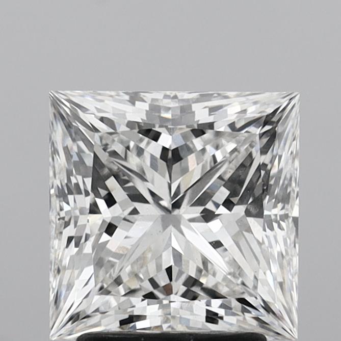 2.88 Carat Princess Shaped, Ideal Cut, F Color, VS1 Clarity, IGI Certified Lab Grown Diamond