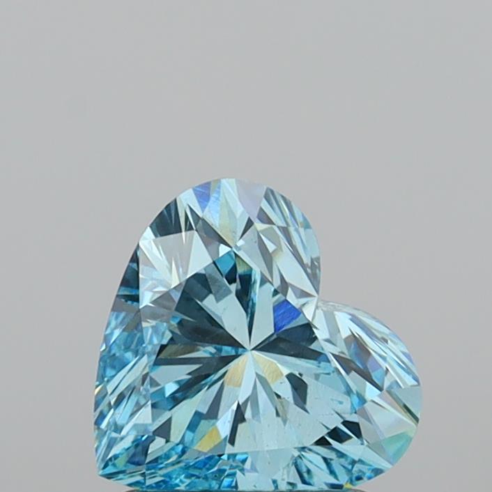 1.56 Carat Heart Shaped, Ideal Cut, VS2 Clarity, IGI Certified Lab Grown Diamond