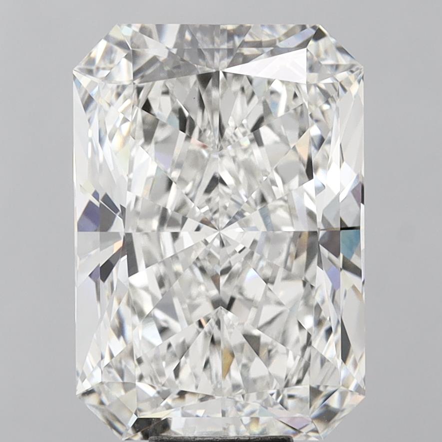 13.56 Carat Radiant Shaped, Ideal Cut, F Color, VVS2 Clarity, IGI Certified Lab Grown Diamond