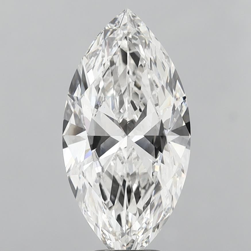 5.06 Carat Marquise Shaped, Excellent Cut, F Color, VS1 Clarity, IGI Certified Lab Grown Diamond