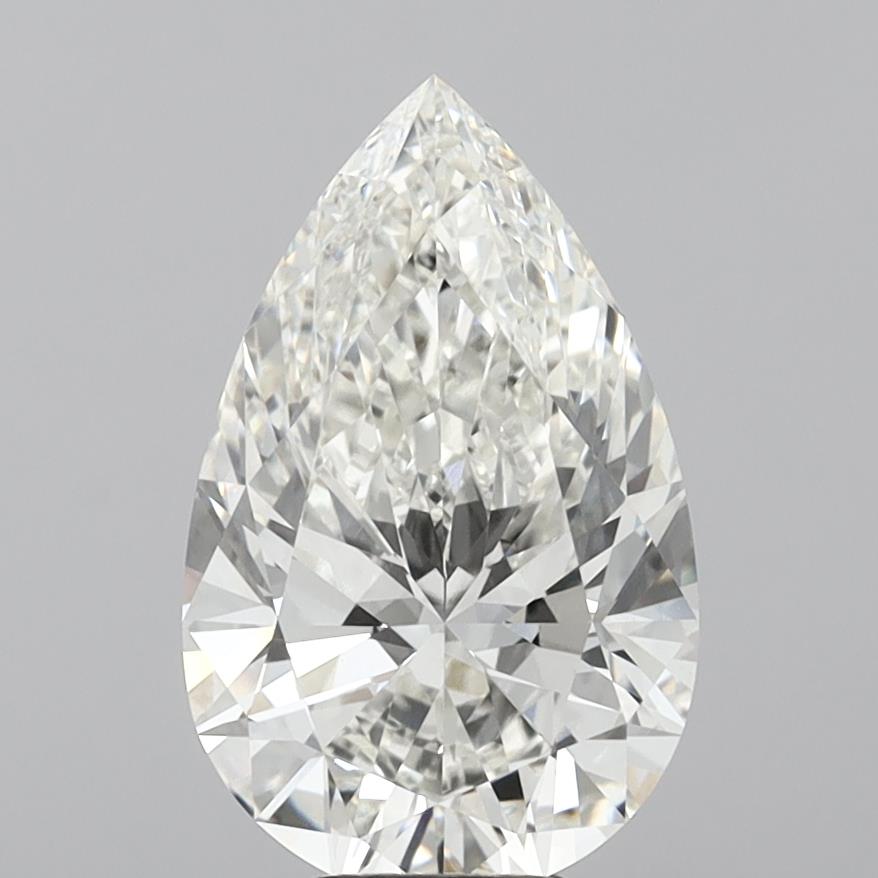 7.05 Carat Pear Shaped, Ideal Cut, H Color, VVS2 Clarity, IGI Certified Lab Grown Diamond
