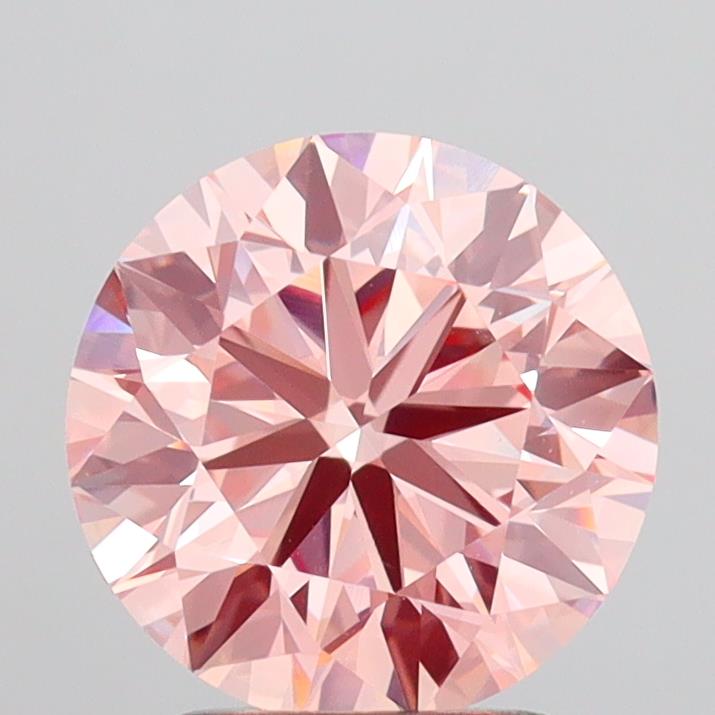 2.52 Carat Round Shaped, Very Good Cut, VVS2 Clarity, IGI Certified Lab Grown Diamond