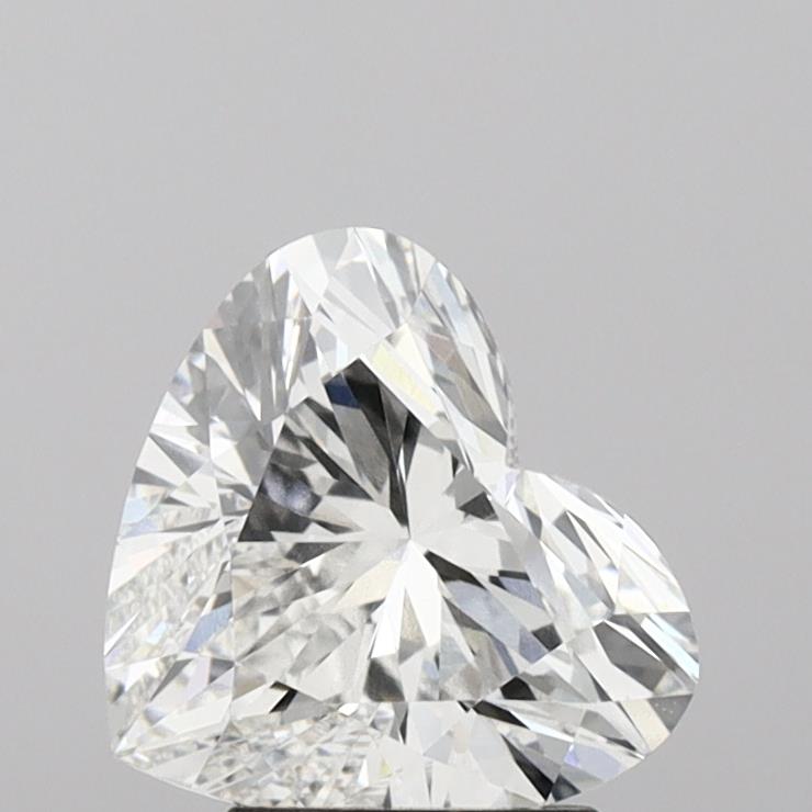2.31 Carat Heart Shaped, Ideal Cut, E Color, VVS1 Clarity, IGI Certified Lab Grown Diamond