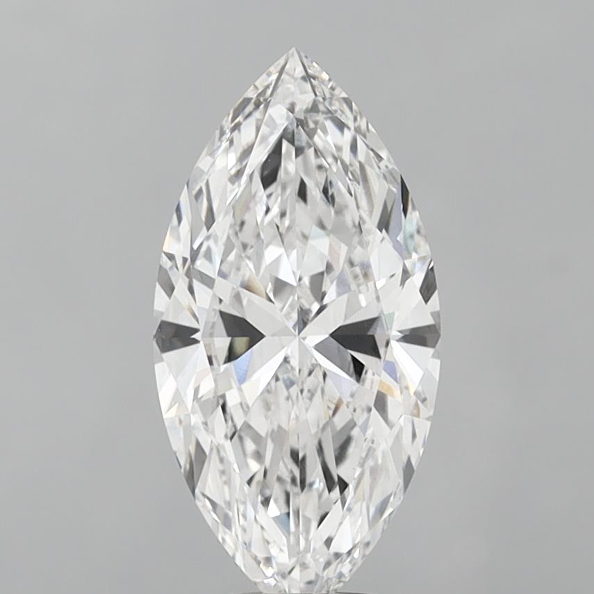 4.07 Carat Marquise Shaped, Excellent Cut, E Color, VVS2 Clarity, IGI Certified Lab Grown Diamond