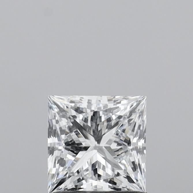 1.04 Carat Princess Shaped, Ideal Cut, F Color, VVS2 Clarity, IGI Certified Lab Grown Diamond