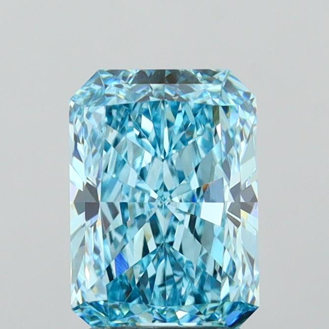 1.89 Carat Radiant Shaped, Excellent Cut, VVS2 Clarity, IGI Certified Lab Grown Diamond