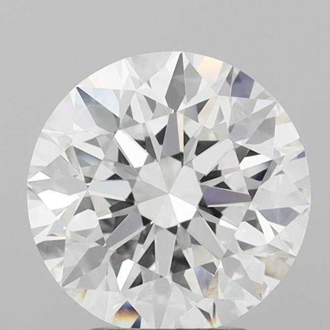 3.19 Carat Round Shaped, Excellent Cut, E Color, VVS2 Clarity, IGI Certified Lab Grown Diamond