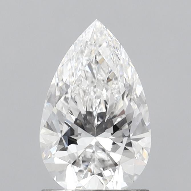 1.40 Carat Pear Shaped, Ideal Cut, E Color, VS1 Clarity, IGI Certified Lab Grown Diamond