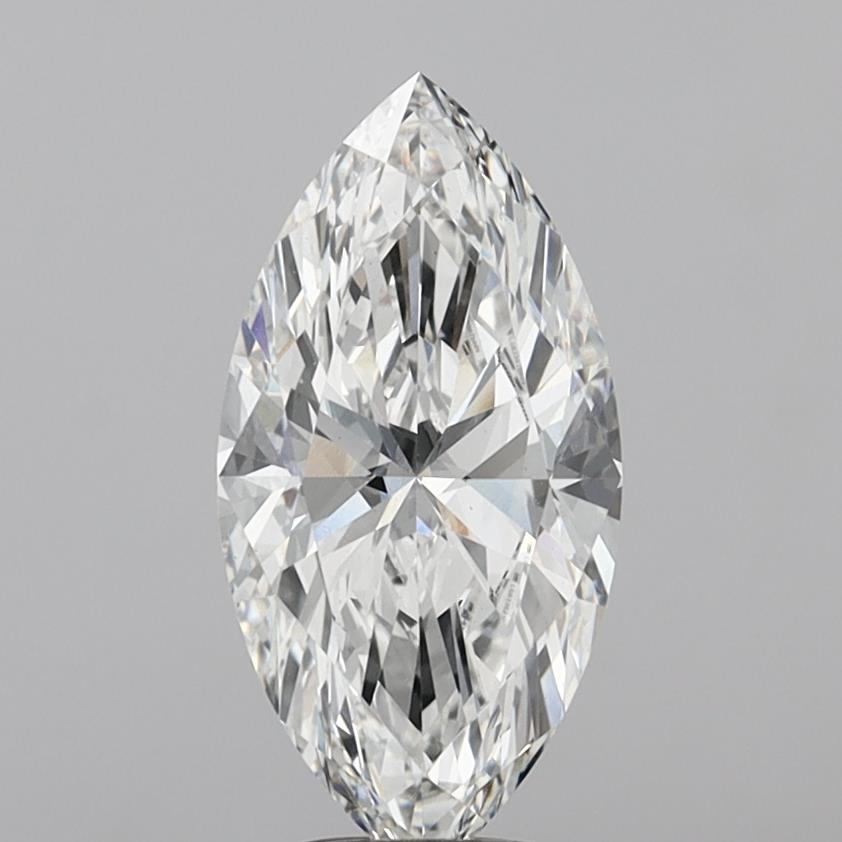 4.07 Carat Marquise Shaped, Ideal Cut, F Color, VS1 Clarity, IGI Certified Lab Grown Diamond