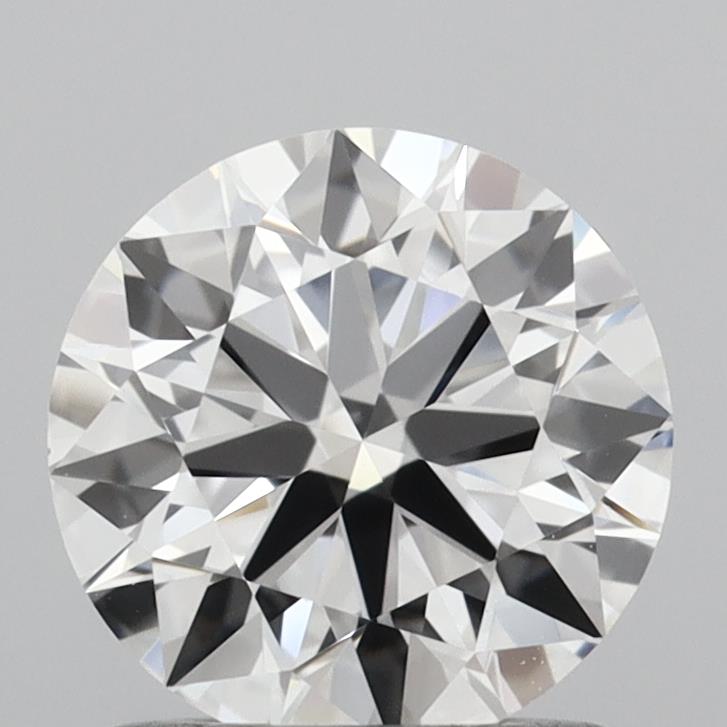 1.08 Carat Round Shaped, Ideal Cut, D Color, VVS2 Clarity, IGI Certified Lab Grown Diamond
