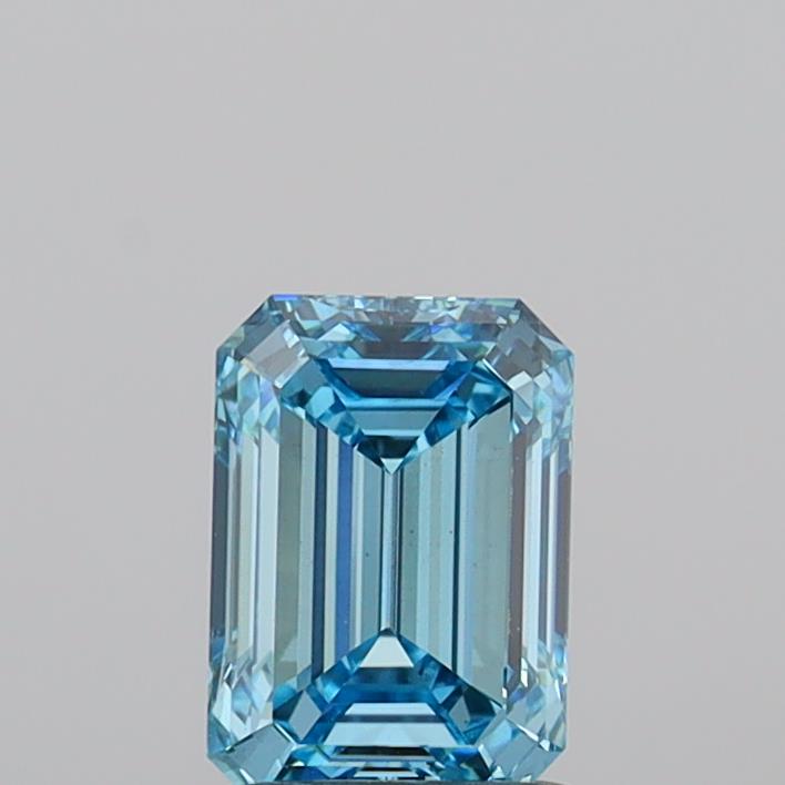 1.36 Carat Emerald Shaped, Ideal Cut, VS1 Clarity, IGI Certified Lab Grown Diamond