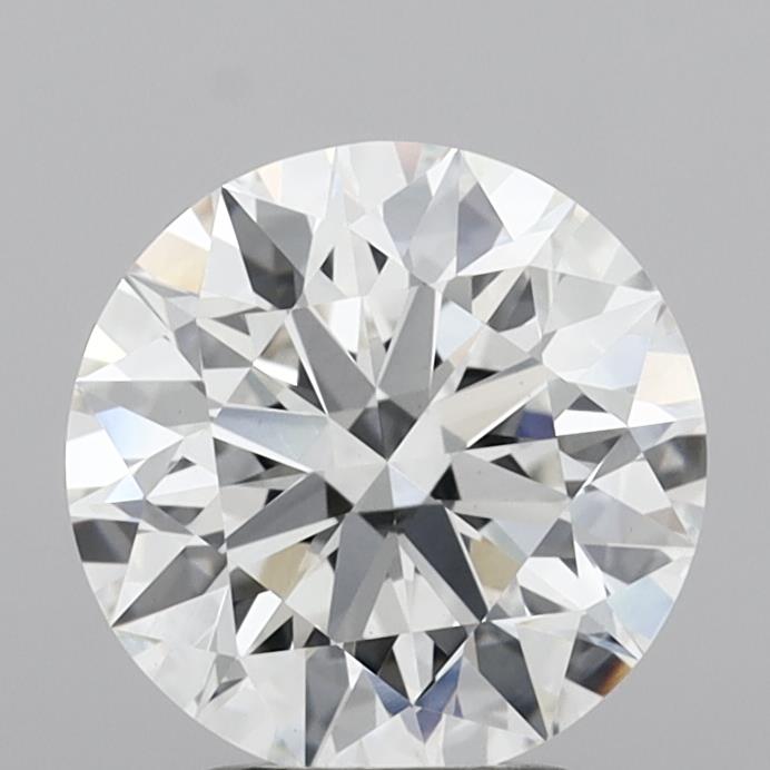 3.08 Carat Round Shaped, Excellent Cut, E Color, VVS2 Clarity, IGI Certified Lab Grown Diamond