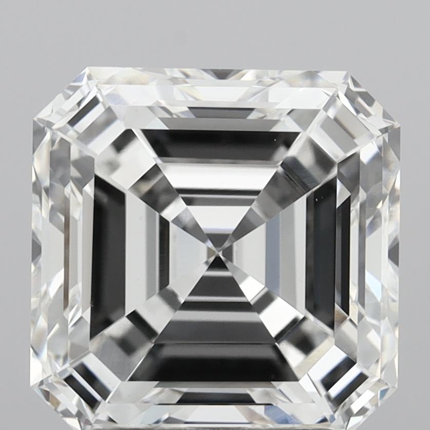 3.01 Carat Asscher Shaped, Ideal Cut, E Color, VVS2 Clarity, IGI Certified Lab Grown Diamond
