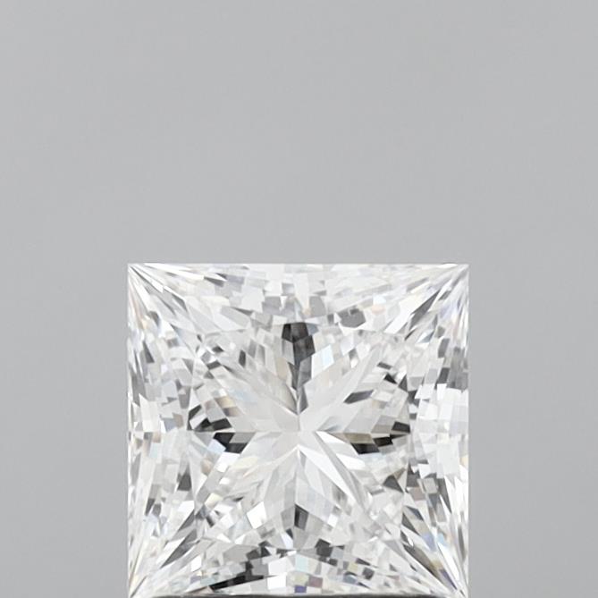 1.49 Carat Princess Shaped, Ideal Cut, D Color, VVS1 Clarity, IGI Certified Lab Grown Diamond