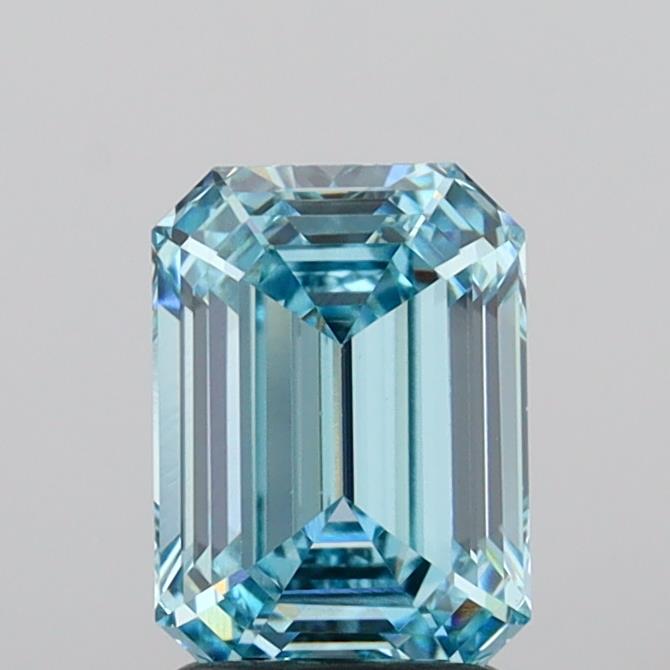 1.88 Carat Emerald Shaped, Excellent Cut, VS1 Clarity, IGI Certified Lab Grown Diamond