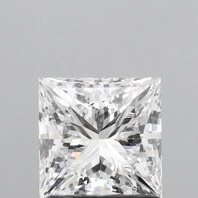 1.51 Carat Princess Shaped, Excellent Cut, D Color, VS1 Clarity, IGI Certified Lab Grown Diamond