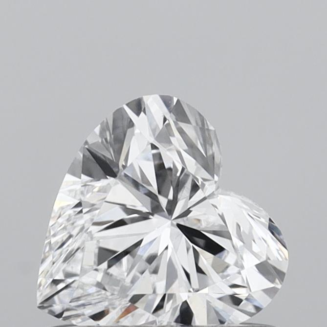 0.54 Carat Heart Shaped, Very Good Cut, D Color, VS1 Clarity, IGI Certified Lab Grown Diamond