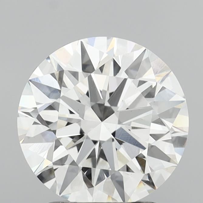 2.09 Carat Round Shaped, Ideal Cut, F Color, VVS2 Clarity, IGI Certified Lab Grown Diamond