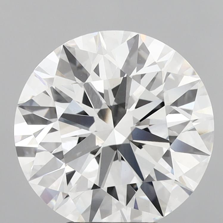4.92 Carat Round Shaped, Ideal Cut, E Color, VVS2 Clarity, IGI Certified Lab Grown Diamond