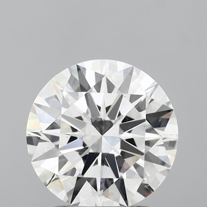 1.89 Carat Round Shaped, Excellent Cut, E Color, VS1 Clarity, IGI Certified Lab Grown Diamond