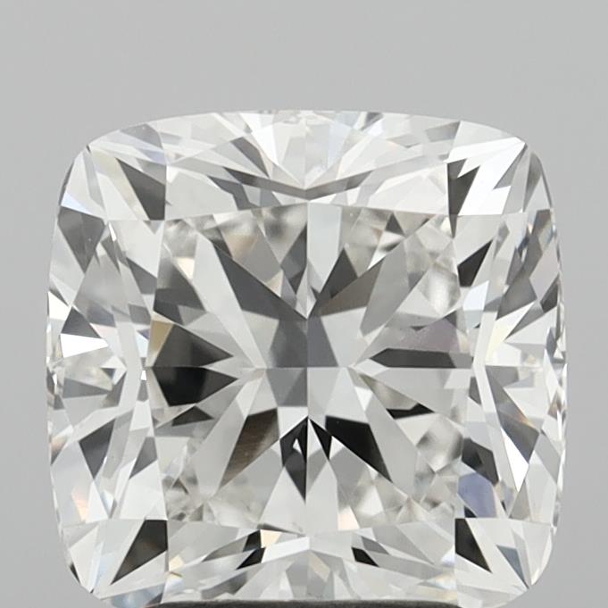 3.05 Carat Cushion Shaped, Ideal Cut, F Color, VVS2 Clarity, IGI Certified Lab Grown Diamond