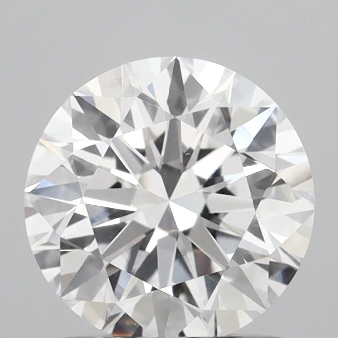1.23 Carat Round Shaped, Ideal Cut, D Color, VS1 Clarity, IGI Certified Lab Grown Diamond