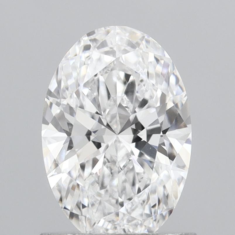 1.10 Carat Oval Shaped, Ideal Cut, D Color, VVS2 Clarity, IGI Certified Lab Grown Diamond