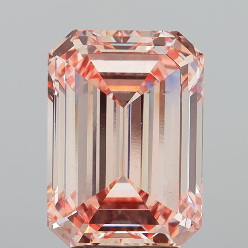 5.02 Carat Emerald Shaped, Ideal Cut, VS1 Clarity, IGI Certified Lab Grown Diamond