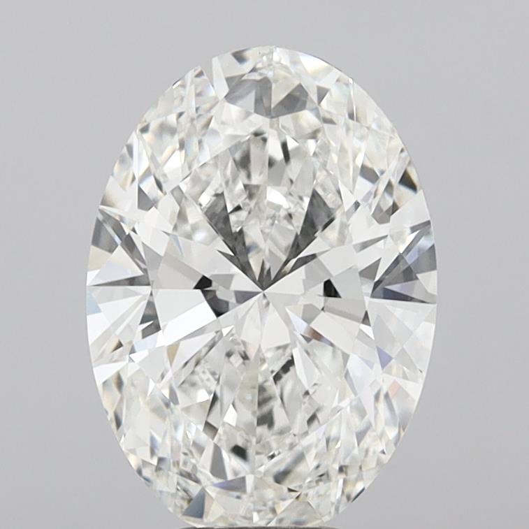 6.02 Carat Oval Shaped, Ideal Cut, G Color, VVS2 Clarity, IGI Certified Lab Grown Diamond