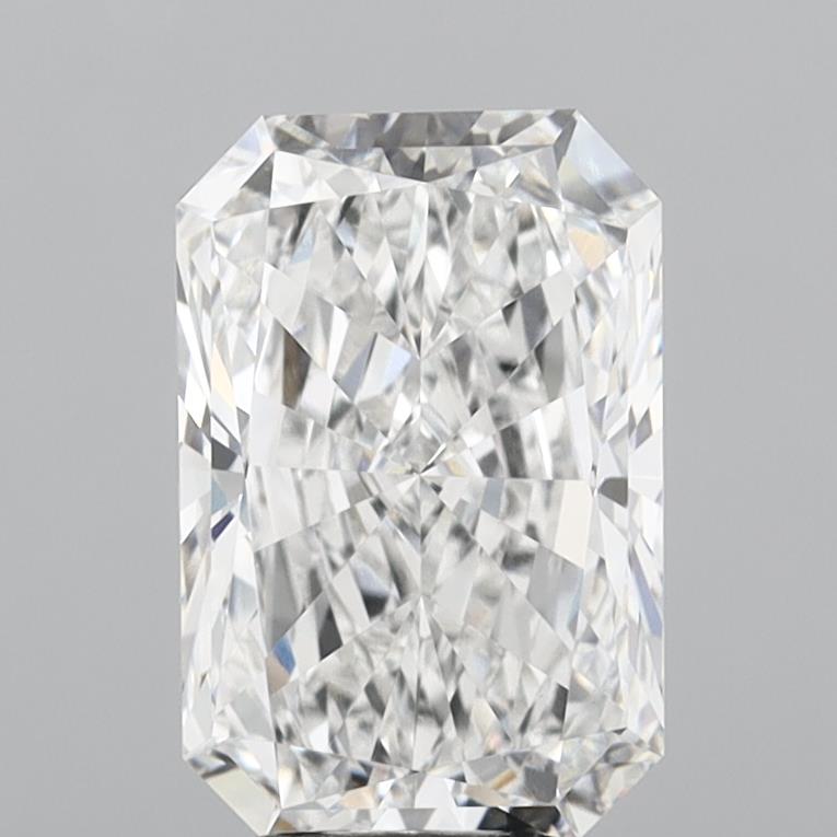 4.03 Carat Radiant Shaped, Excellent Cut, E Color, VVS2 Clarity, IGI Certified Lab Grown Diamond